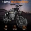 【BS-V60】Darth Vader 2500W Dual Motor E-Bike