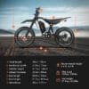 【QL2000】1000W Electric Off-Road Bike